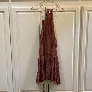 Muse Backless Brown Dress
